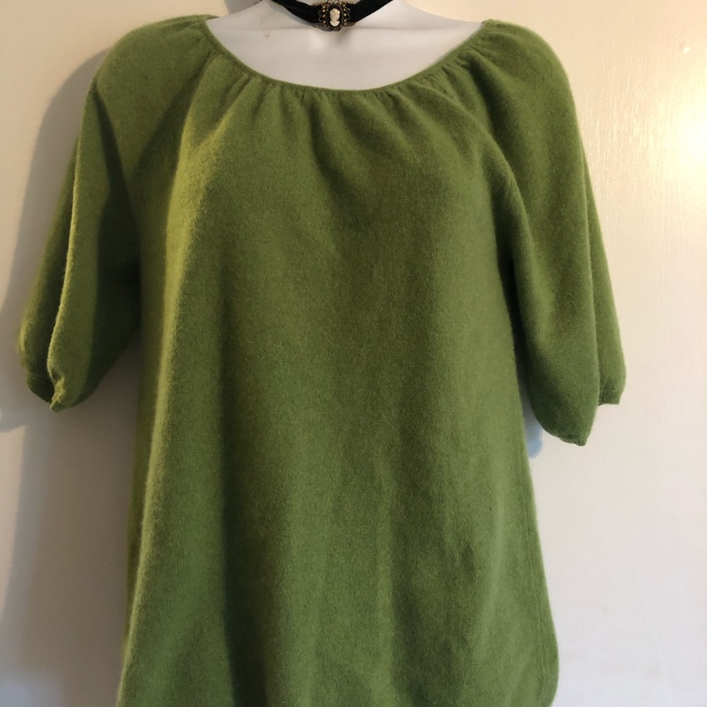 Vertical design 100% cashmere sweater